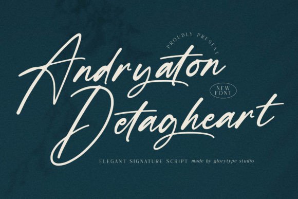Andryaton Detagheart Font for Creative Campaigns