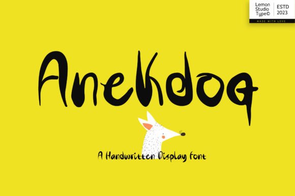 Anekdoq: A Whimsical Script Font for Playful Designs
