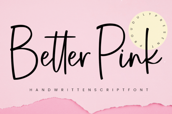 Better Pink Font for Elegant Branding