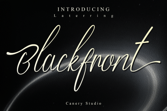 Blackfront Font for Elegant Campaigns