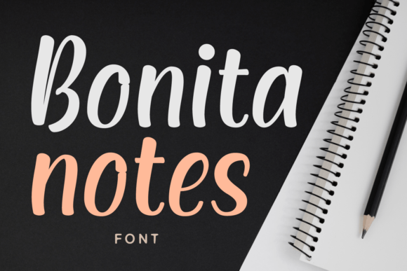 Bonita Notes Font: Elegant Script for Editorial Design