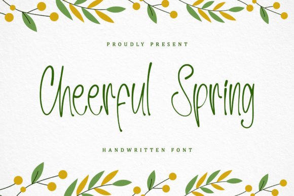 Cheerful Spring Font Review