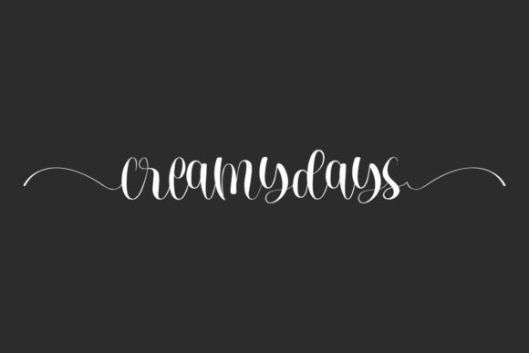 Creamydays Font for Creative Makers