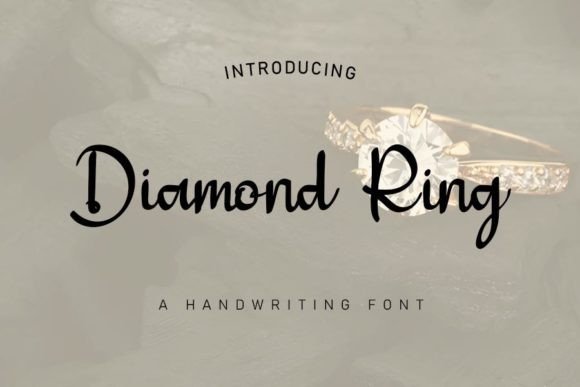 Diamond Ring Font for Business Branding
