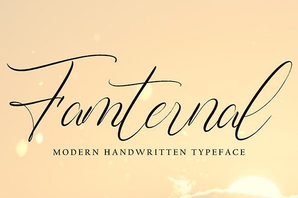 Famternal Font for Creative Makers