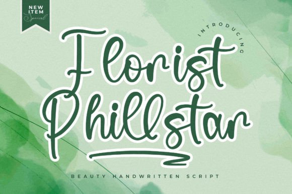 Florist Phillstar Font for Business Branding