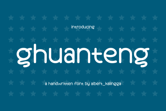 Ghuanteng Font: Elegant Script for Creative Campaigns