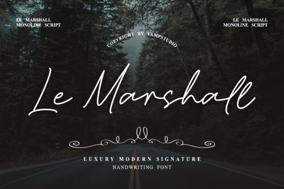 Le Marshall Font for Web Design