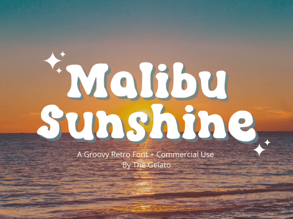 Malibu Sunshine: A Retro Script Font for Editorial Design
