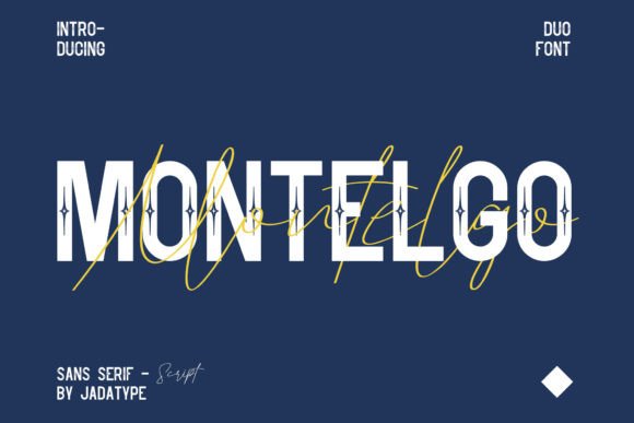 Montelgo Duo Font for Business Branding