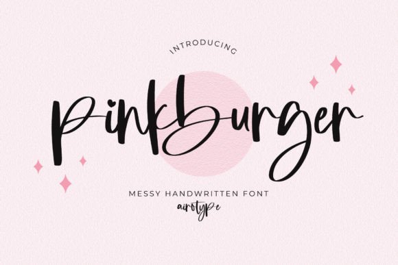 Pink Burger Font for Playful Design