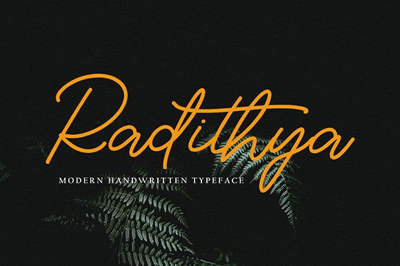 Radithya Font for Editorial Design