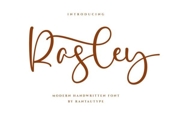 Rasley: A Stylish Script Font