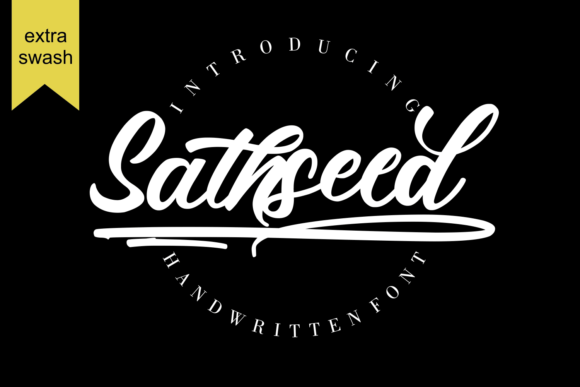 Sathhseed: A Handwritten Font for Creative Branding