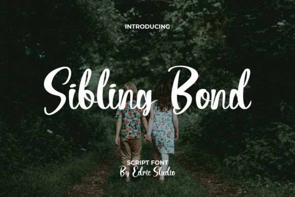 Sibling Bond Font for Creative Projects