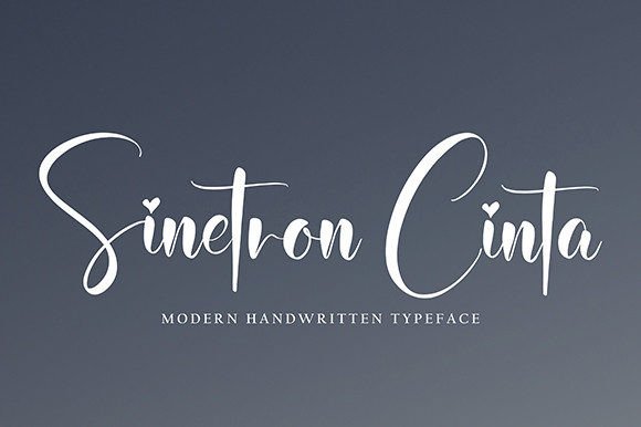 Sinetron Cinta Font for Elegant Design