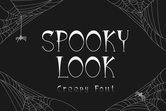 Spooky Look Font for Web Design