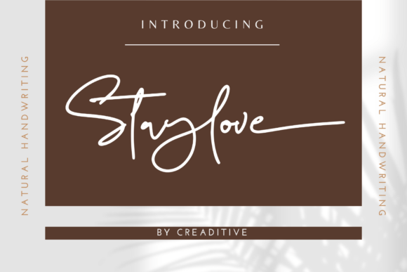 Staylove Font for Creative Makers