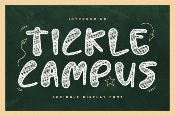 Tickle Campus Font for Creative Projects