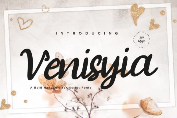 Venisyia Font: Elegant Script for Digital Design